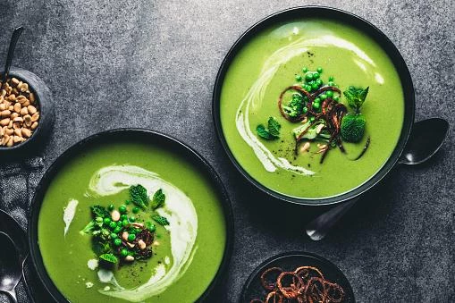 dwie zielone zupy